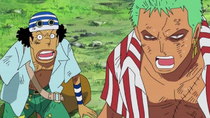 One Piece - Episode 404 - Admiral Kizaru's Fierce Assault: The Straw Hats Face Certain...