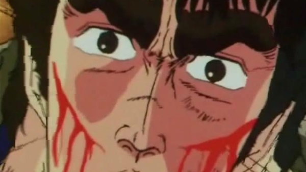 Hokuto no Ken - Ep. 64 - A Bloody Battle, Shu vs. Souther! Love, Drowned in the Tears of the Star of Benevolence!!