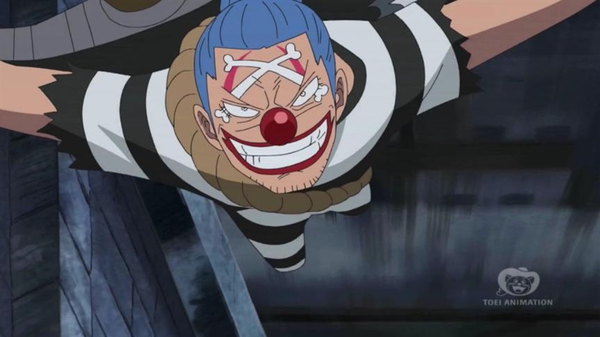 One Piece - Ep. 424 - Break Through the Crimson Hell! Buggy's Chaos-Inducing Plan