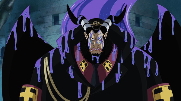 One Piece - Ep. 449 - Magellan's Tricky Move! A Foiled Escape Plan