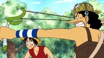 One Piece - Episode 136 - Zenny of the Island of Goats and the Pirate Ship in the Mountains!