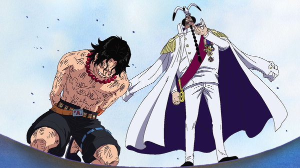 One Piece - Ep. 459 - Ticking Down to the Time of Battle! The Navy's Strongest Lineup in Position!