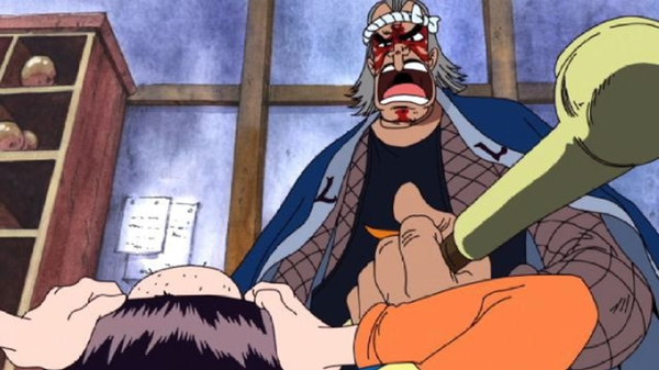 One Piece - Ep. 134 - I Will Make It Bloom! Usopp the Man and the Eight-Foot Shell!