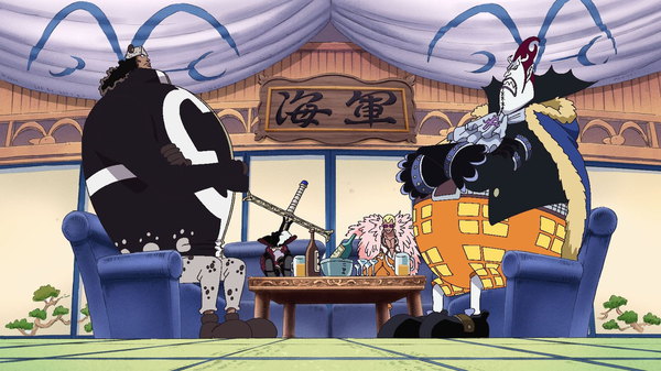 One Piece - Ep. 458 - A Special Retrospective Before Marineford! The Three Navy Admirals Come Together!
