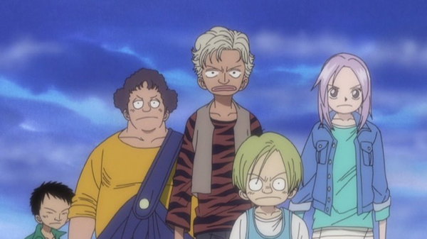 One Piece - Ep. 141 - Thoughts of Home! The Pirate Graveyard of No Escape!