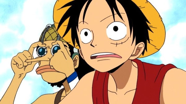 One Piece - Ep. 153 - Sail the White Sea! The Sky Knight and the Gate in the Clouds!