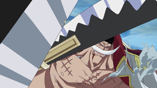 One Piece - Ep. 473 - The Encircling Walls Activated! The Whitebeard Pirates Backed into a Corner!