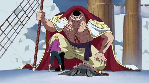 One Piece - Ep. 472 - Akainu's Plot! Whitebeard Entrapped!