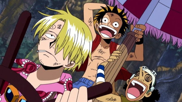 One Piece - Ep. 165 - Jaya, City of Gold in the Sky! Head for God's Shrine!