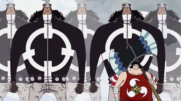 One Piece - Ep. 471 - The Extermination Strategy in Action! The Power of the Pacifistas!