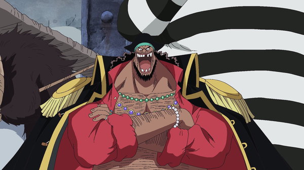 One Piece - Ep. 485 - Ending the Matter! Whitebeard vs. the Blackbeard Pirates!