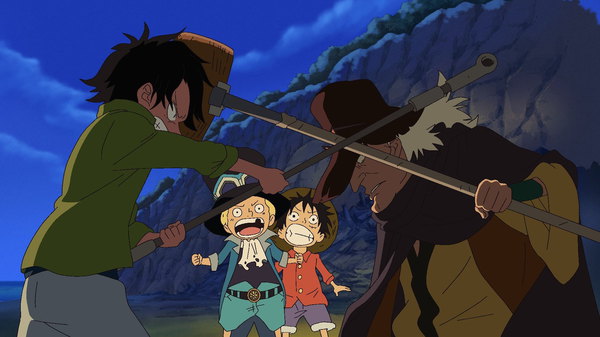 One Piece - Ep. 499 - The Battle Against the Big Tiger! Who Is Going to Be Captain?!