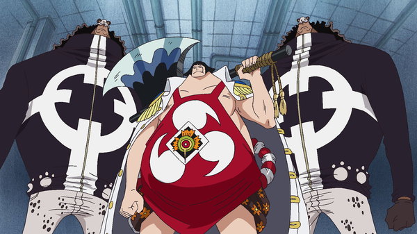 One Piece - Ep. 519 - The Navy Has Set Out! The Straw Hats in Danger!