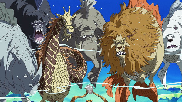 One Piece - Ep. 526 - Undersea Volcanic Eruption! Drifting to the Fish-Man Island!