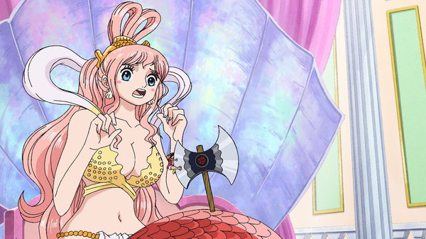 One Piece - Ep. 532 - A Coward and a Crybaby! The Princess in the Hard Shell Tower!