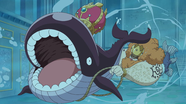 One Piece - Ep. 538 - The Straw Hats Defeated?! Hordy Gains Control of the Ryugu Palace!