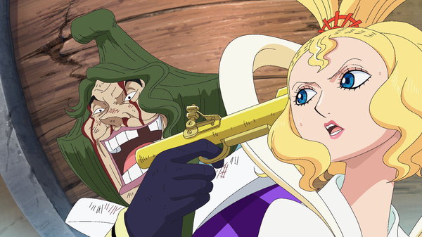 One Piece - Ep. 545 - Shaking Fish-Man Island! A Celestial Dragon Drifts In!