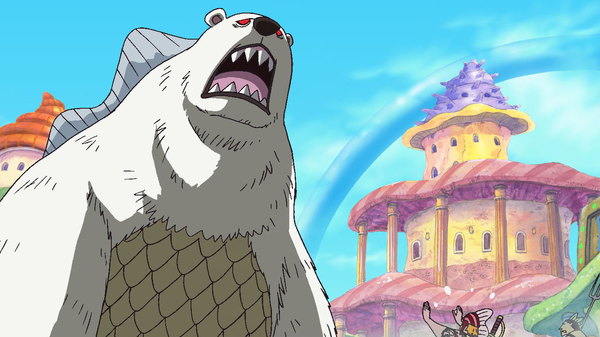 One Piece - Ep. 550 - Something Has Happened to Hordy! The True Power of the Evil Drug!