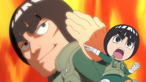 Naruto Sugoi Doryoku: Rock Lee no Seishun Full-Power Ninden - Ep. 13 - Student vs. Master! Rock Lee vs. Might Guy! / I Will Surpass Guy Sensei!