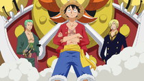 One Piece - Episode 554 - A Big Clash! The Straw Hats vs. a Hundred Thousand Enemies!