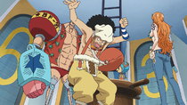 One Piece - Episode 556 - Unveiled! The Secret Weapons of the Sunny!