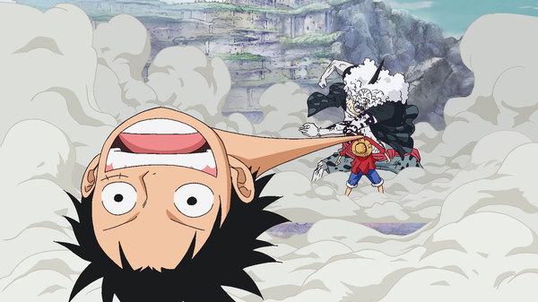 One Piece - Ep. 558 - The Noah Closing in! The Fish-Man Island Facing Destruction!
