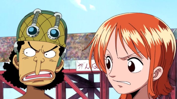 One Piece - Ep. 214 - A Seriously Heated Race! Into the Final Round!