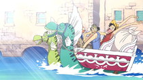 One Piece - Episode 230 - Adventure in the City on the Water! Head to the Mammoth Shipbuilding...