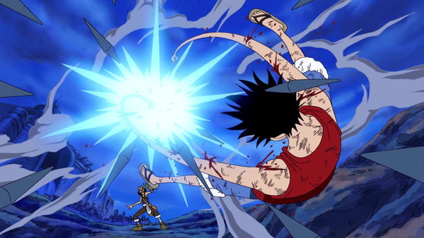 One Piece - Ep. 236 - Luffy vs. Usopp! Collision of Two Men's Pride!