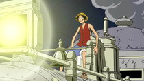 One Piece - Episode 255 - Another Sea Train? Rocketman Charges Forth!