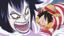 One Piece - Episode 597 - An Intense Battle! Caesar Exercises His True Power!