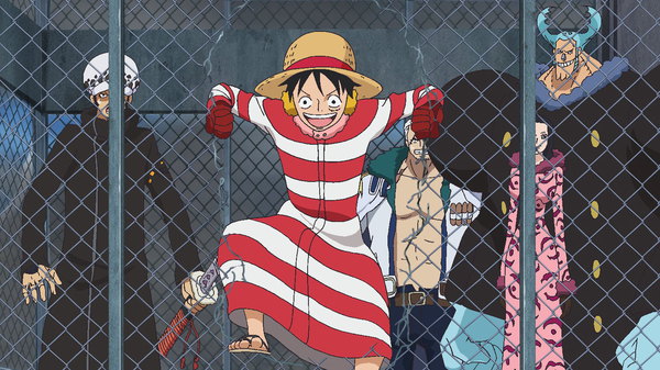 One Piece - Ep. 603 - Launching the Counter Attack! Luffy and Law's Great Escape!