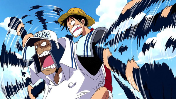 One Piece - Ep. 265 - Luffy Cuts Through! Big Showdown on the Judicial Island!
