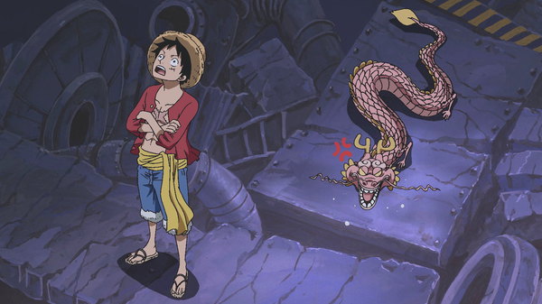One Piece - Ep. 611 - A Small Dragon! Momonosuke Appears!