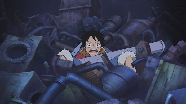 One Piece - Ep. 610 - Fists Collide! A Battle of the Two Vice Admirals!
