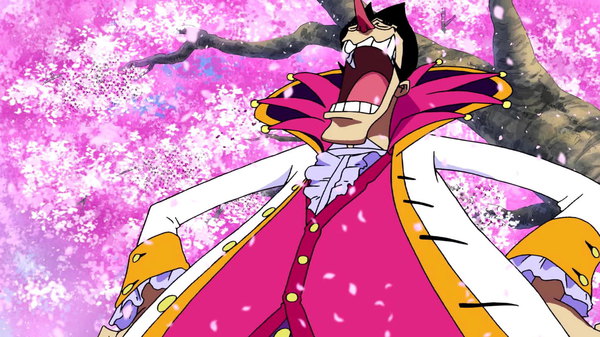 One Piece - Ep. 303 - Boss Luffy Is the Culprit? Track Down the Missing Great Cherry Tree