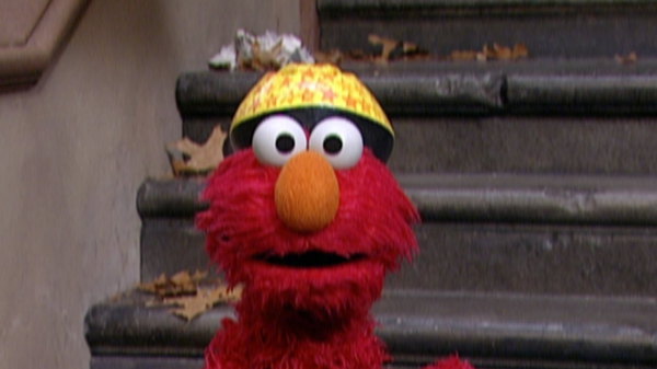 sesame street big bird breaks elmo's tricycle