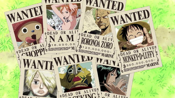 One Piece - Ep. 320 - Everyone Finally Has a Bounty! A Pirate Group Worth Over 600 Million!