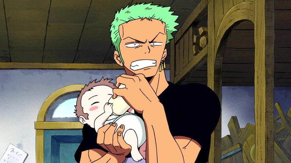 One Piece - Ep. 318 - Mothers Are Strong! Zoro's Hectic Household Chores