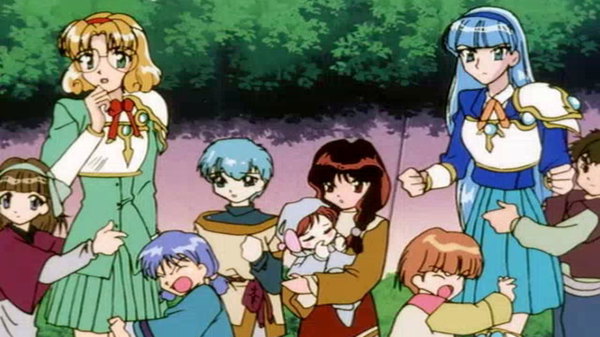 Magic Knight Rayearth, Ep 26 - The Magic Knights & Aska From Fahren