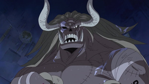 One Piece - Ep. 351 - Awakening After 500 Years!! Oars Opens His Eyes!!