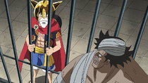 One Piece - Episode 657 - The Most Violent Fighter! Logan vs. Rebecca!