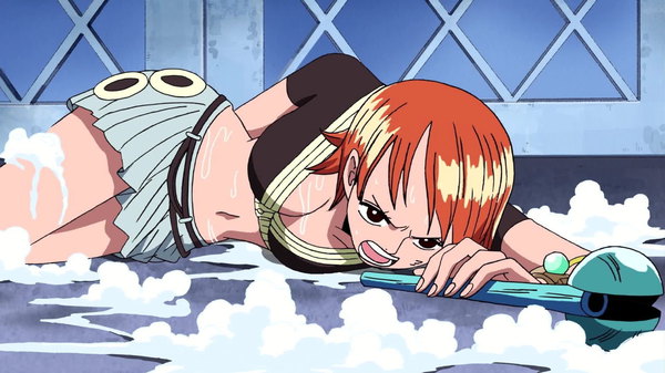 One Piece - Ep. 293 - Bubble Master Kalifa! The Soap Trap Closes In on Nami