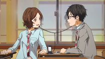 Shigatsu wa Kimi no Uso - Episode 1 - Monotone / Colorful