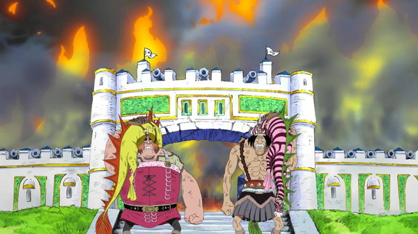 One Piece - Ep. 307 - Cannon Fire Sinks the Island! Franky's Lamentation