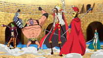 One Piece - Episode 668 - The Final Round Starts! Diamante the Hero Shows Up!