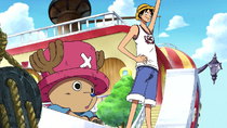 One Piece - Episode 321 - The King of Animals That Overlooks the Sea! The Dream Ship Magnificently...