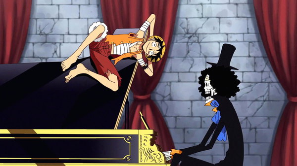 One Piece - Ep. 381 - A New Crewmate! The Musician, Humming Brook!