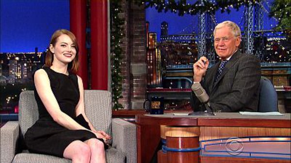 Late Show with David Letterman - S22E57 - Emma Stone Top, Marcus Mariota, Bob Seger