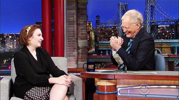 Late Show with David Letterman - S22E98 - Lena Dunham, Bobby Cannavale, Andy Kim with Kevin Drew